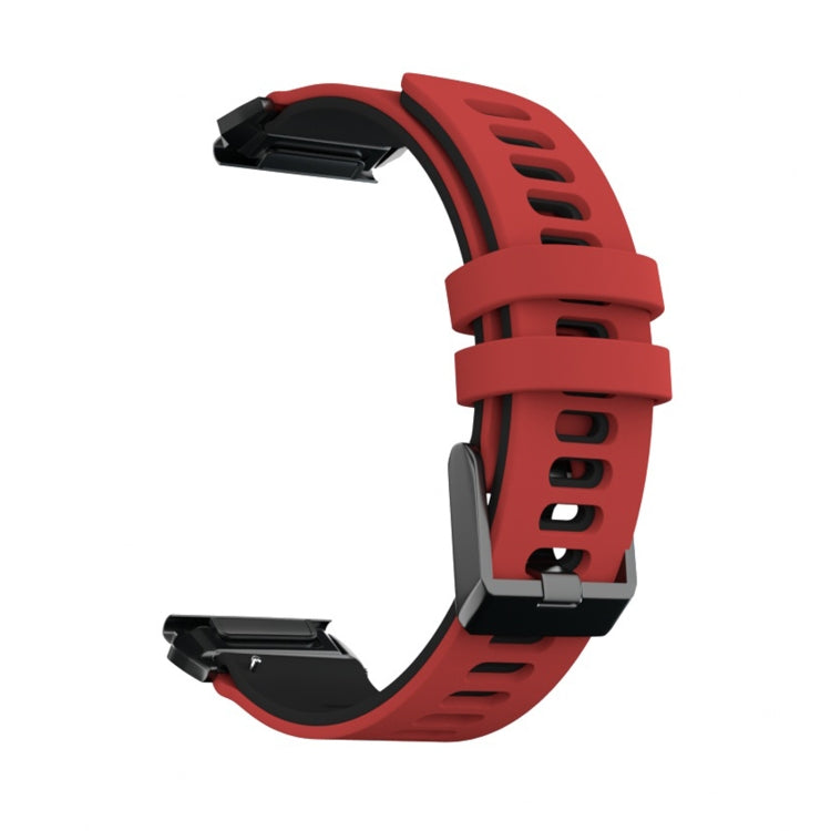 Cinturino silicone bicolore per Garmin Fenix 6X