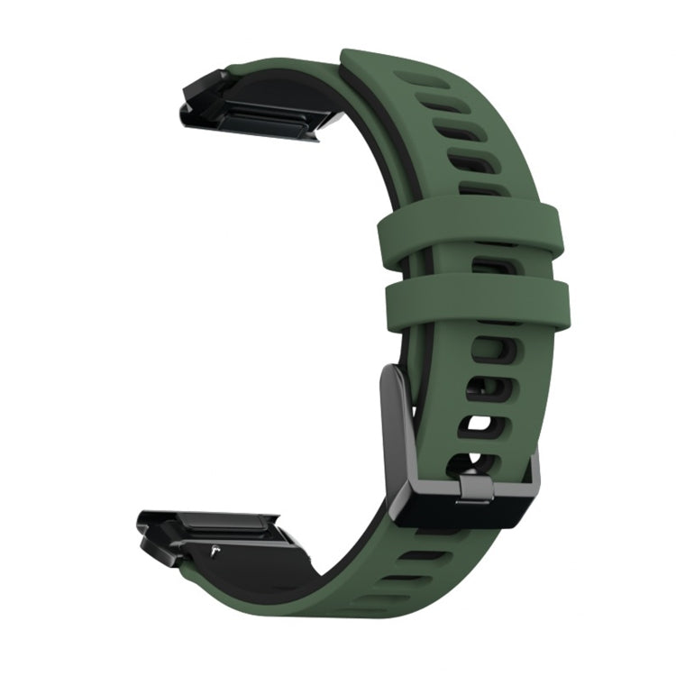Cinturino silicone bicolore per Garmin Fenix 6X