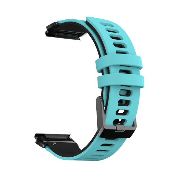 Cinturino silicone bicolore per Garmin Fenix 6X