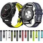 Cinturino silicone bicolore per Garmin Fenix 6X