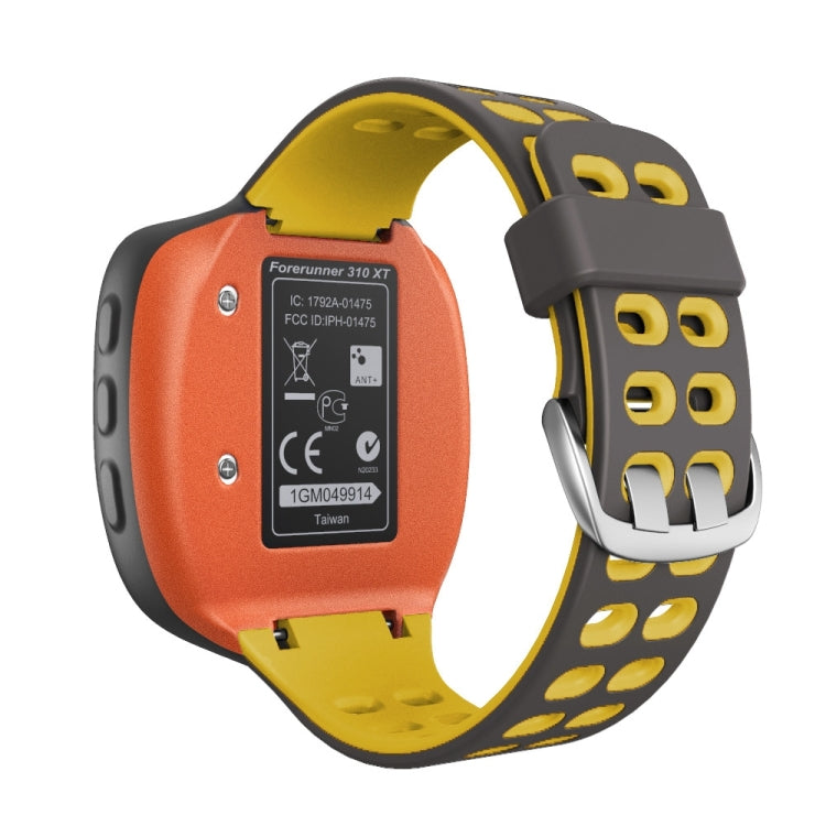 Cinturino silicone bicolore per Garmin Forerunner 310XT