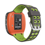Cinturino silicone bicolore per Garmin Forerunner 310XT
