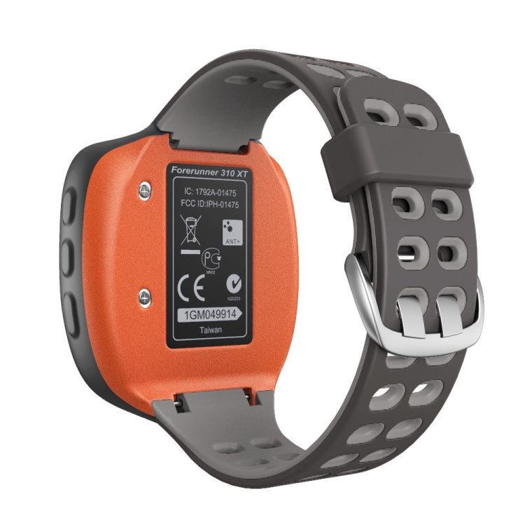 Cinturino silicone bicolore per Garmin Forerunner 310XT
