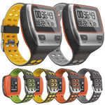 Cinturino silicone bicolore per Garmin Forerunner 310XT