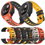 Cinturino in silicone bicolore per Garmin Instinct