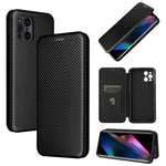 Custodia portafoglio in pelle TPU con slot carte per Oppo Find X3