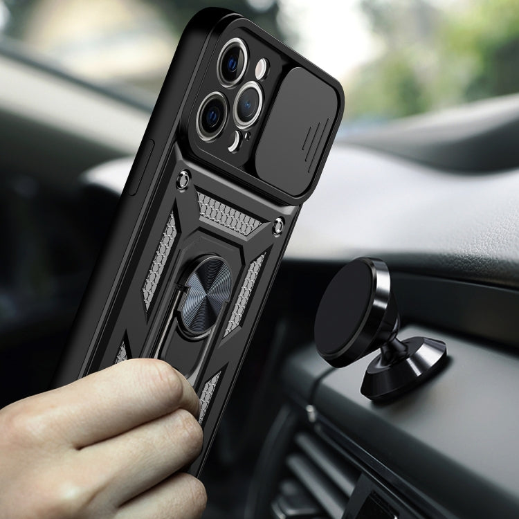 Custodia TPU con copri fotocamera scorrevole per iPhone 12 Pro