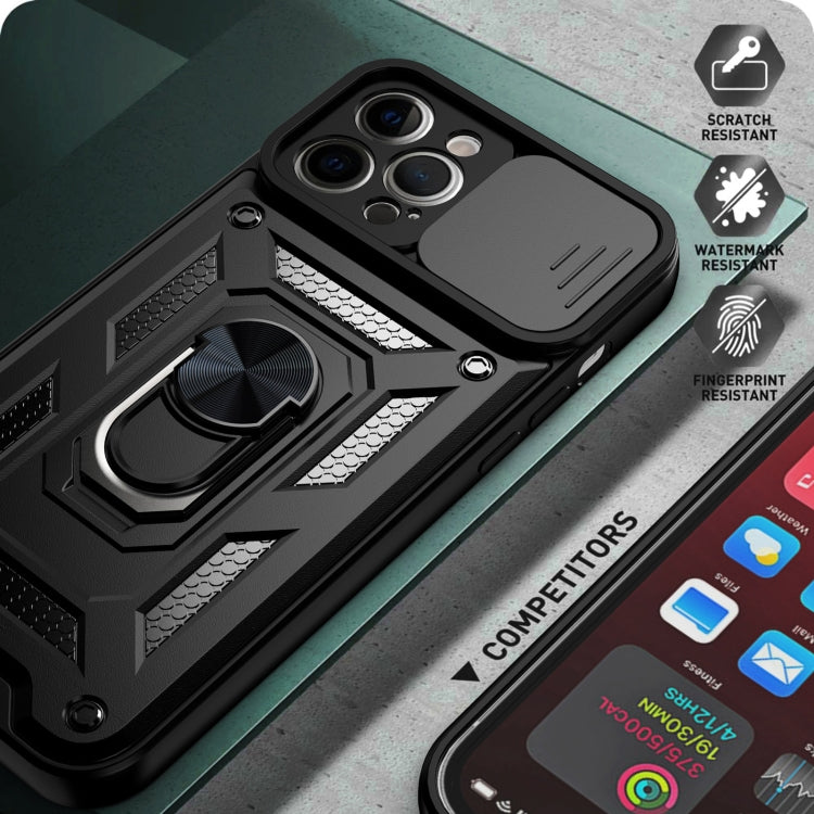 Custodia TPU con copri fotocamera scorrevole per iPhone 12 Pro