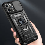 Custodia TPU con copri fotocamera scorrevole per iPhone 12 Pro