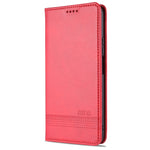 AZNS Custodia in pelle a vibrazione orizzontale con struttura in vitello magnetico con slot per carte, supporto e portafoglio, For Huawei P smart 2021, For Huawei  Y7a, For Huawei  Enjoy 20 SE 4G