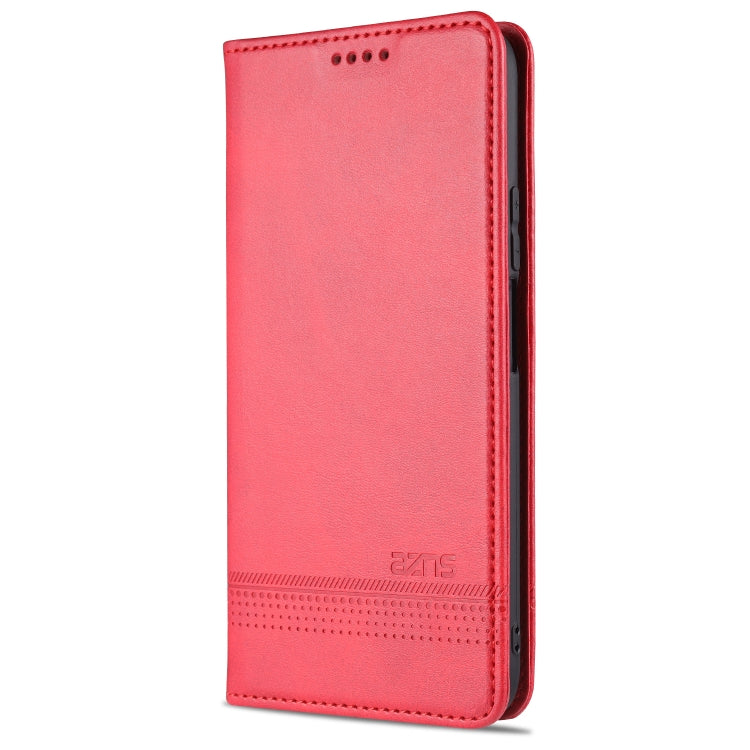 AZNS Custodia in pelle a vibrazione orizzontale con struttura in vitello magnetico con slot per carte, supporto e portafoglio, For Huawei P smart 2021, For Huawei  Y7a, For Huawei  Enjoy 20 SE 4G