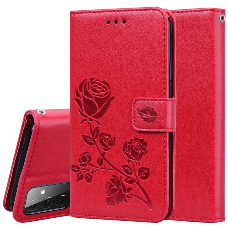 Custodia portafoglio in pelle PU rosa per Samsung Galaxy A52 5G