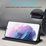 Custodia portafoglio in pelle per Samsung Galaxy S21 FE