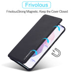 Custodia portafoglio in pelle per Samsung Galaxy S21 FE