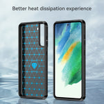 Custodia TPU fibra di carbonio per Samsung Galaxy S21 FE