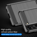 Custodia TPU fibra di carbonio per Samsung Galaxy S21 FE