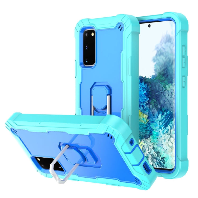 Custodia protettiva antiurto 3 strati con supporto per Galaxy S20