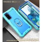 Custodia protettiva antiurto 3 strati con supporto per Galaxy S20