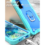 Custodia protettiva antiurto 3 strati con supporto per Galaxy S20
