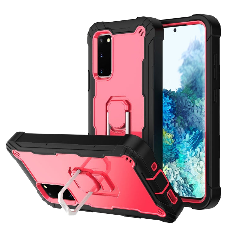 Custodia protettiva antiurto 3 strati con supporto per Galaxy S20