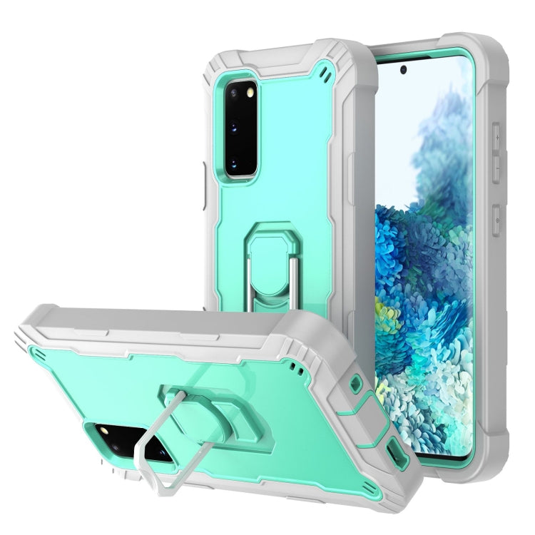 Custodia protettiva antiurto 3 strati con supporto per Galaxy S20
