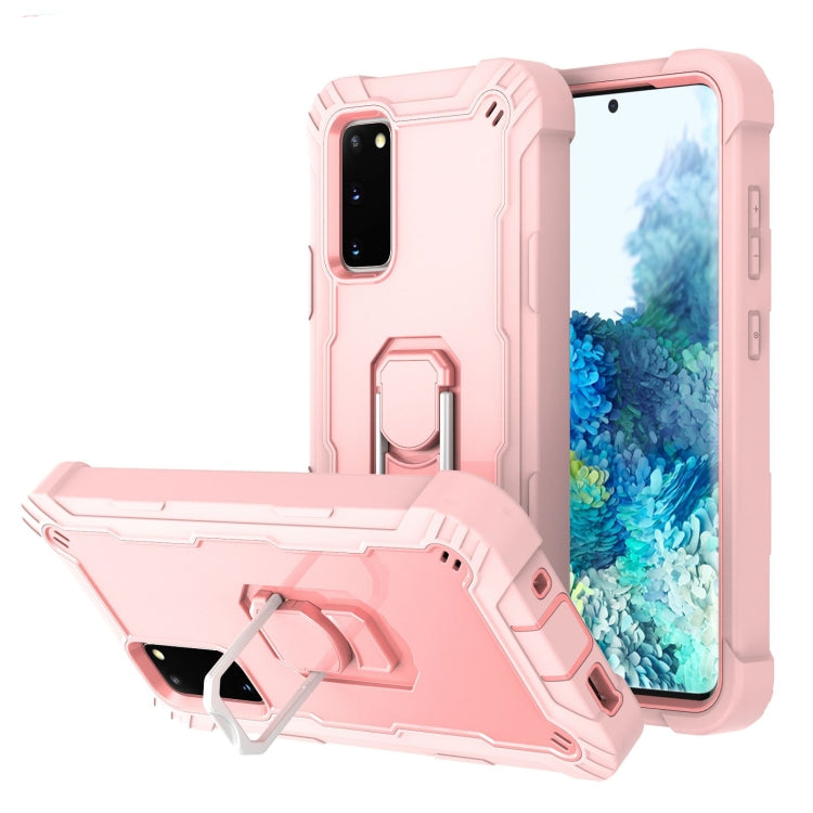 Custodia protettiva antiurto 3 strati con supporto per Galaxy S20