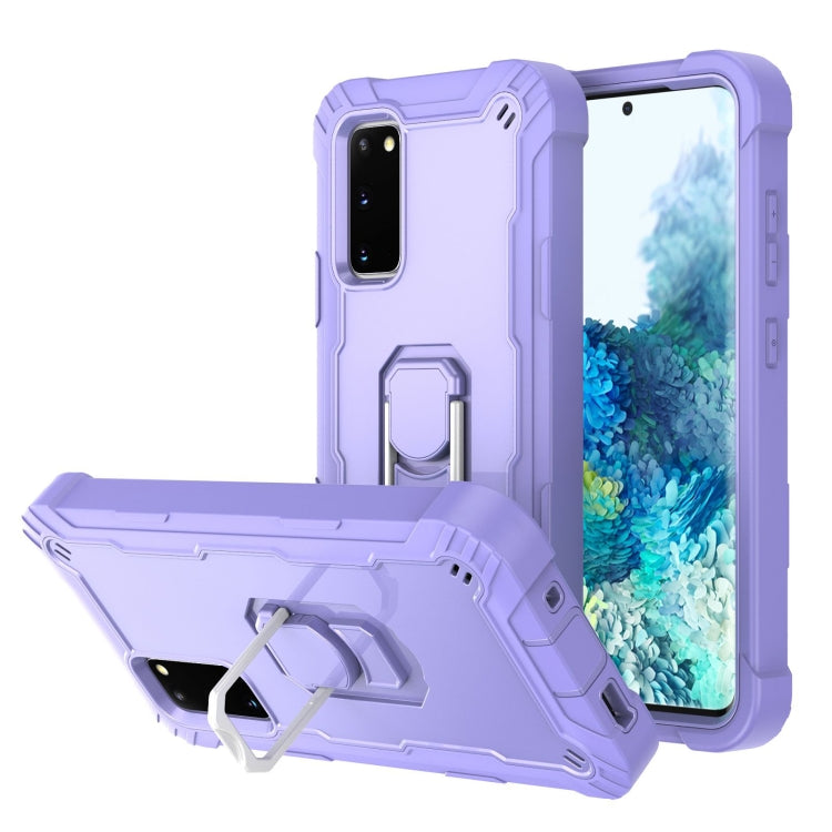 Custodia protettiva antiurto 3 strati con supporto per Galaxy S20