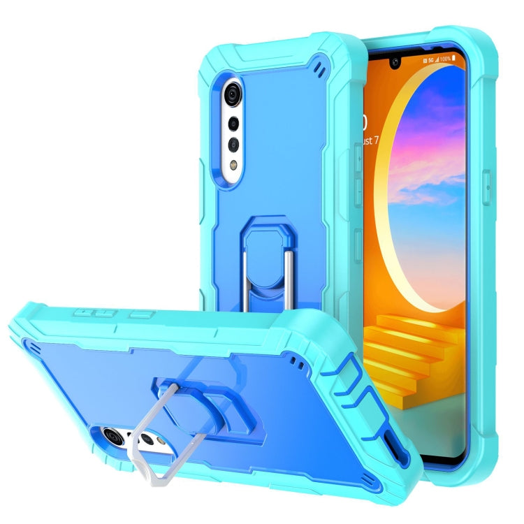 Custodia protettiva antiurto 3 strati con supporto per Galaxy S20