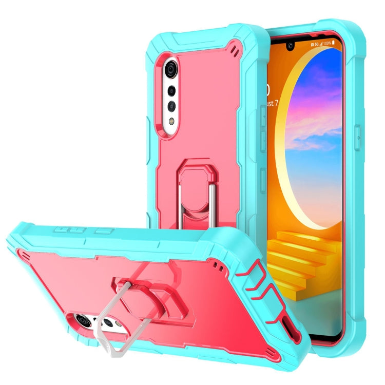 Custodia protettiva antiurto 3 strati con supporto per Galaxy S20