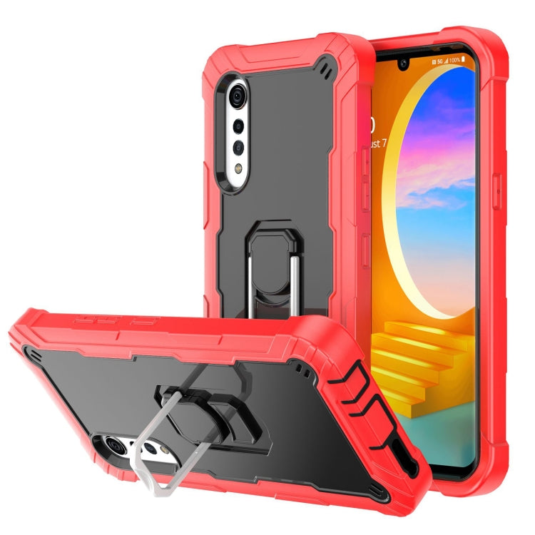 Custodia protettiva antiurto 3 strati con supporto per Galaxy S20