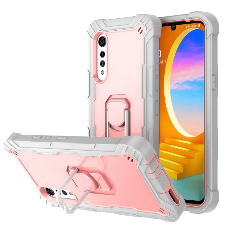 Custodia protettiva antiurto 3 strati con supporto per Galaxy S20