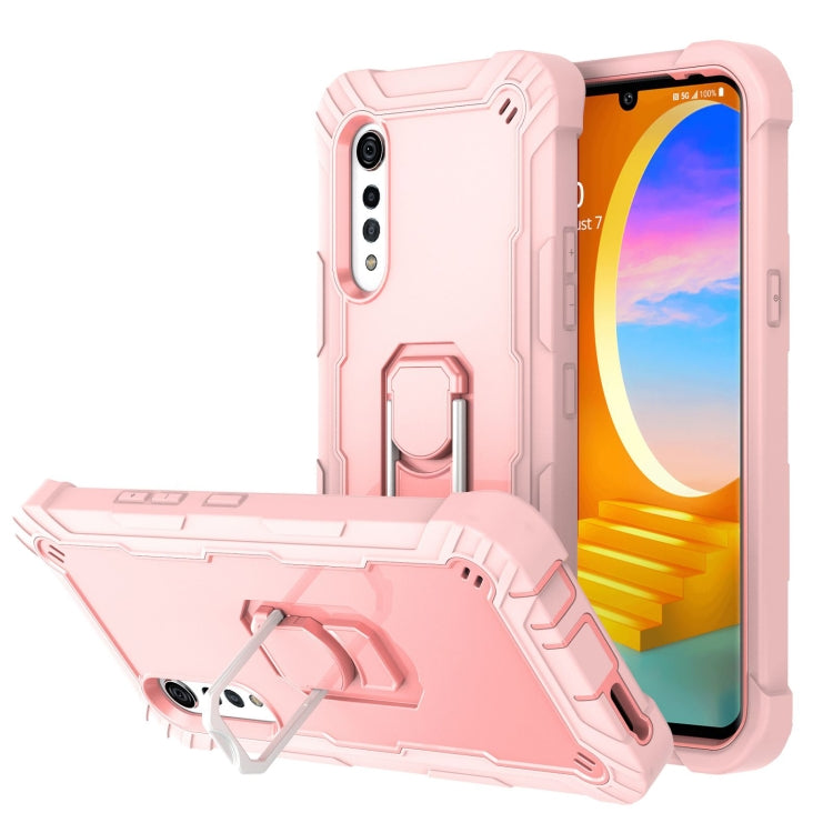 Custodia protettiva antiurto 3 strati con supporto per Galaxy S20