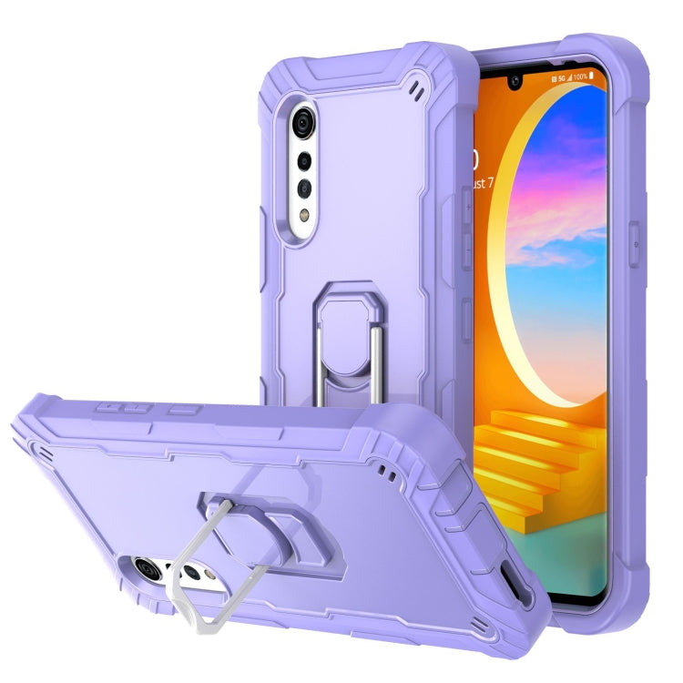 Custodia protettiva antiurto 3 strati con supporto per Galaxy S20