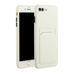 Custodia TPU con slot per schede per iPhone 8 Plus e 7 Plus