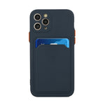 Custodia protettiva in TPU con slot per schede per iPhone 12 mini