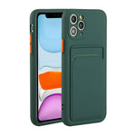 Custodia protettiva in TPU con slot per schede per iPhone 12 mini