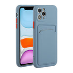 Custodia protettiva in TPU con slot per schede per iPhone 12 mini