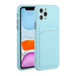 Custodia protettiva in TPU con slot per schede per iPhone 12 mini