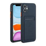Custodia protettiva in TPU con slot per schede per iPhone 12 mini