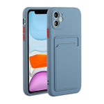 Custodia protettiva in TPU con slot per schede per iPhone 12 mini