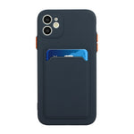 Custodia TPU con slot carte per iPhone 12 e 12 Pro