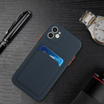 Custodia TPU con slot carte per iPhone 12 e 12 Pro