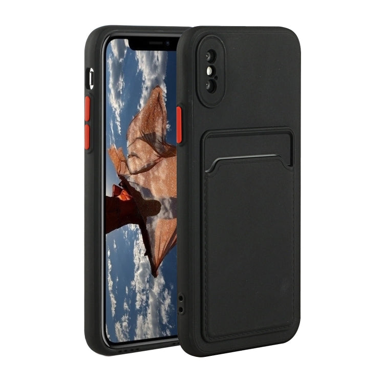 Custodia protettiva in TPU con slot per schede per iPhone XR