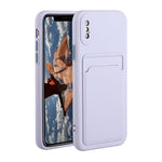 Custodia protettiva in TPU con slot per schede per iPhone XR