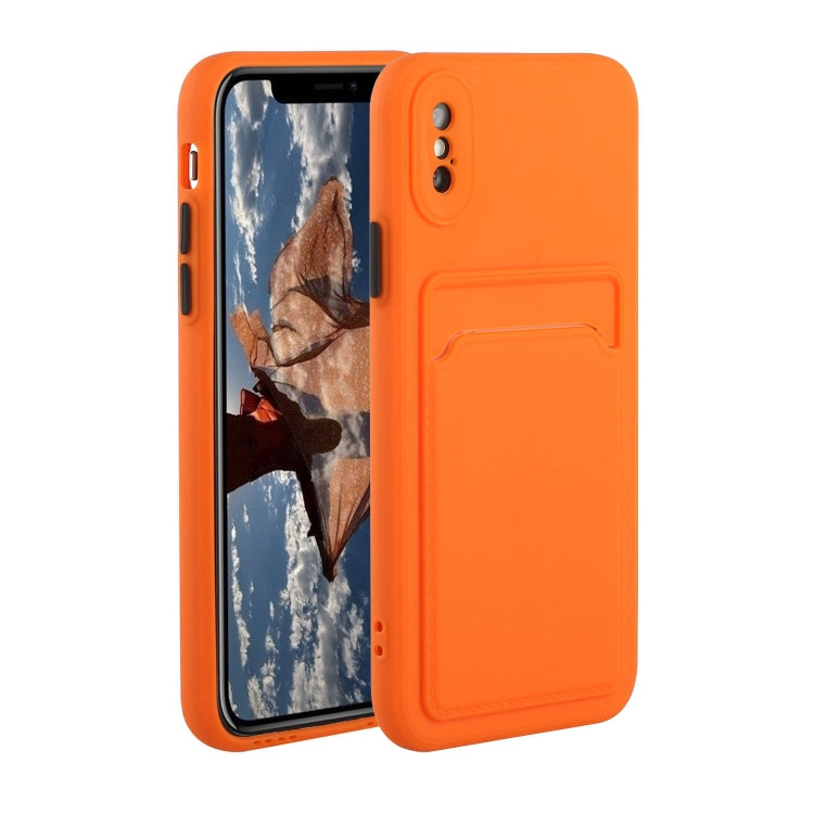 Custodia protettiva in TPU con slot per schede per iPhone XR