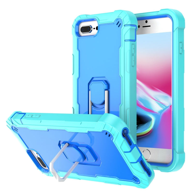 Custodia antiurto 3 strati con supporto per iPhone 8 Plus 7 Plus