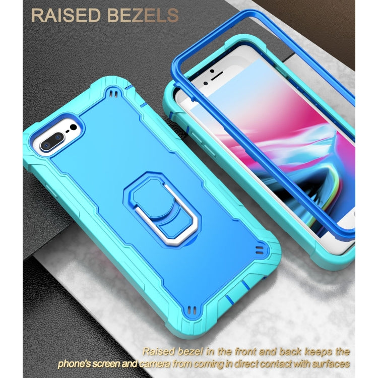 Custodia antiurto 3 strati con supporto per iPhone 8 Plus 7 Plus