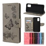 Custodia portafoglio in pelle con farfalle per Samsung Galaxy A32