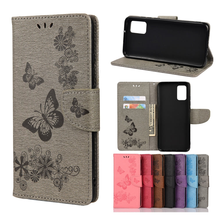 Custodia portafoglio in pelle con farfalle per Samsung Galaxy A32