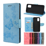 Custodia portafoglio in pelle con farfalle per Samsung Galaxy A32